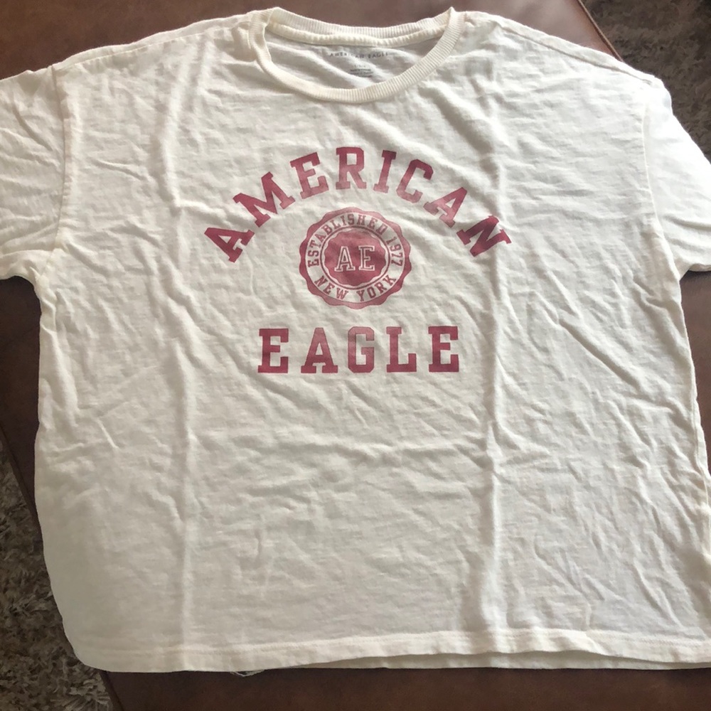American Eagle Cropped Tee